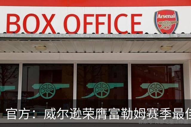 官方：威尔逊荣膺富勒姆赛季最佳球员，得票35.6%